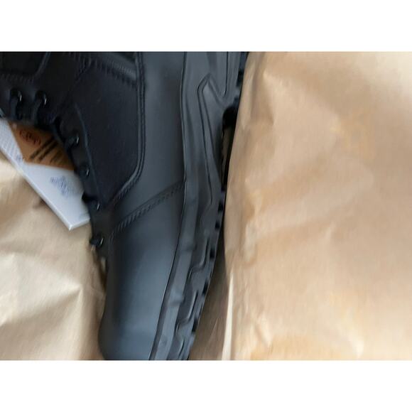 Defense 6" Unisex Work Boots Nano Composite Toe Waterproof Side-zip Size 10 - Picture 2 of 4